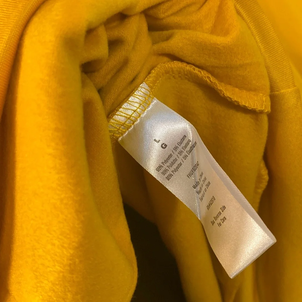 Hurley Vibrant Misted Yellow Hoodie Jogger Set NWTs - Picture 9 of 9